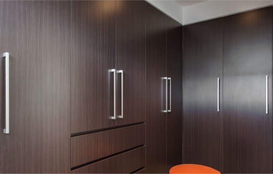 Gallery bedroom using polytec melamine doors